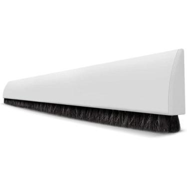 Imagem de Veda Porta Adesivo Marrom 90cm Comfort Door, Branco