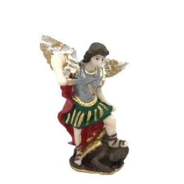 Imagem de Imagem São Miguel Arcanjo Em Resina 7 Cm - Bialluz Presentes