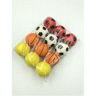 Imagem de Kit 12 Bolas De Esporte Para Fisioterapia/ Anti-stress/ - oem