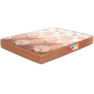 Imagem de Colchão Solteiro Espuma D33 Turquesa 138x188x14 Marrom - Prorelax