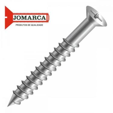 Imagem de Parafuso Madeira Chata Philips Jomarca 4,8 X 75Mm ./ Kit Com 2 Centos,