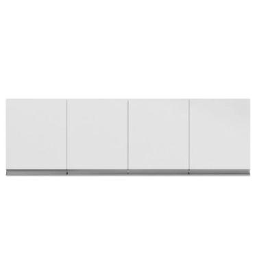 Imagem de Armário Aéreo Andréia 4 Portas 160 cm Branco 1842 AJL Móveis