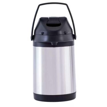 Imagem de Garrafa Térmica Premium Aço Inox 1,3 Litros Onix - PARAMOUNT