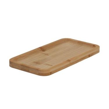 Imagem de Bandeja de Bambu Retangular Para Servir Decorar 12x24 cm - Quality Hou