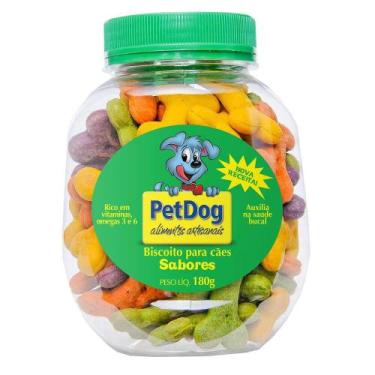 Imagem de Biscoito Pet Dog Gourmet para Cães Sabor Sabores - 180g