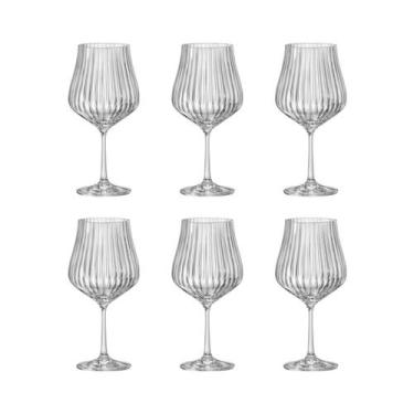 Imagem de Jogo 6 Taças Cristal Bourgogne Ou Gin 600 Ml Linha Tulipa - Bohemia Cr