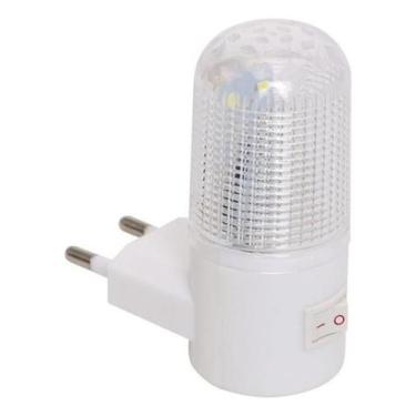 Imagem de Kit 2 Luminária De Tomada Abajur Led Mini Luz Noturna Bivolt - Kadê, B