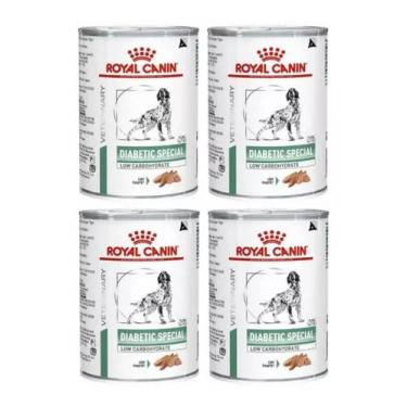 Imagem de Kit 4 Unidades Ração Wet Canine Diabetic Special 410g Royal