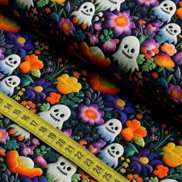 Imagem de Tecido Estampado para Patchwork - Halloween 39 (0,50x1,50) - Fabricart