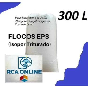 Imagem de Kit Com 2 Flocos De Isopor 150l Para Puffs - Almofadas - RCAISOPOR