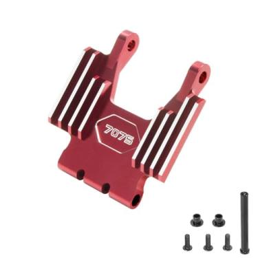 Imagem de Palumma Front Faucet Seat Support for LOSI 1/4 Promoto-MX RC Aluminum Alloy 7075 Upgrade Accessories Crash Structure Brace, Red