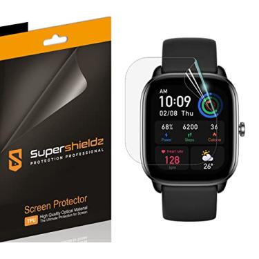 Imagem de (Pacote com 3) Supershieldz projetado para Amazfit GTS 4 Mini protetor de tela, proteção transparente de alta definição (TPU)