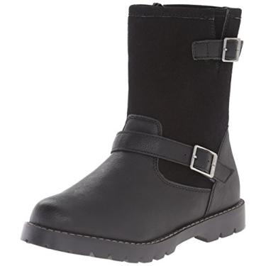 Imagem de Steve Madden Bota Lumberr para clima frio (criança pequena/criança grande), Preto, 21