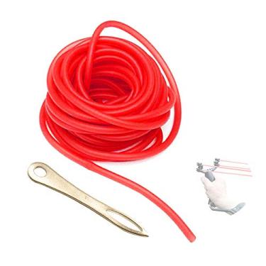 Imagem de TOPRADE Tubo de borracha de látex estilingue catapulta faixa de arremesso tubo cirúrgico catapulta mangueira de borracha natural 5M acessórios para fazer catapulta de caça profissional ou estilingue