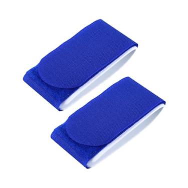 Imagem de Fancyes 2Pcs Ski Straps, Ski Wraps Ties para transportar equipamentos de esqui, fita de fixação ajustável multiuso para acessórios de esqui de inverno, Azul