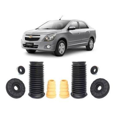 Imagem de 2 Kit Coxim Batente Dianteiro Gm Cobalt 2011 2012 2013 2014 - QualyKit
