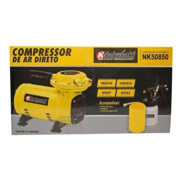 Imagem de Compressor De Ar Direto 450W Bivolt - Nakasaki