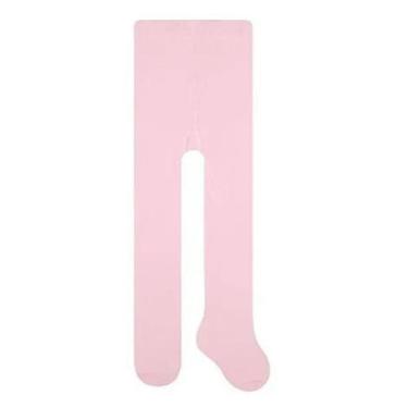 Imagem de Meia Calça Infantil Fio 80 Algodão Inverno Rikam 1008, Rosa, PP