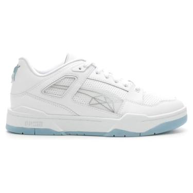 Imagem de PUMA Tênis masculino Slipstream Forever Diamond com cadarço casual - branco, Branco, 41