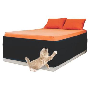 Imagem de Protetor Arranhador Cama Box Para Gatos - Au Au Miau Company, AZUL, CA