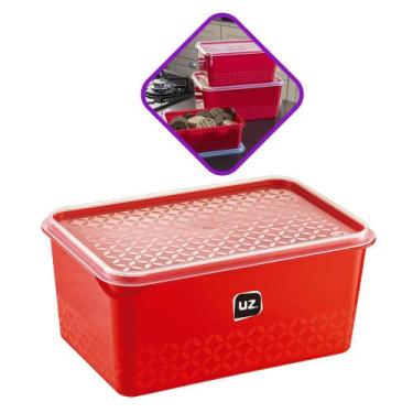 Imagem de Pote Multiuso Caixa Organizadora M 2L Com Tampa Pote Vasilha - UZ Util