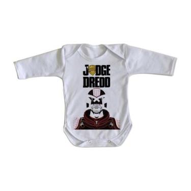 Imagem de body nenê criança roupa bebê manga longa judge dredd juiz - Empório Du