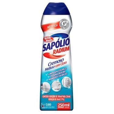 Imagem de Sapólio Radium Cremoso Multiuso C/Cloro 250Ml