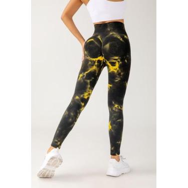Imagem de Calça Fitness Esportiva Tie Dye Levanta Bumbum - S971 - BUBULE SHECI, 