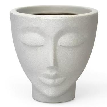 Imagem de Vaso Face Mulher Nutriplan Cimento 25 Centímetros