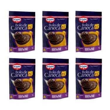Imagem de Kit c/6un Bolo de Caneca Brownie 70g - Dr. Oetker
