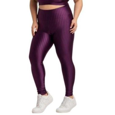 Imagem de Calça Legging Plus Size New Zig 3D Serra e Mar Poliamida Cós Alto Academia Moda Fitness Feminina-Feminino