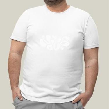 Imagem de Camiseta Plus Size Masculina Branca Algodão Prime Nice WSS-Masculino