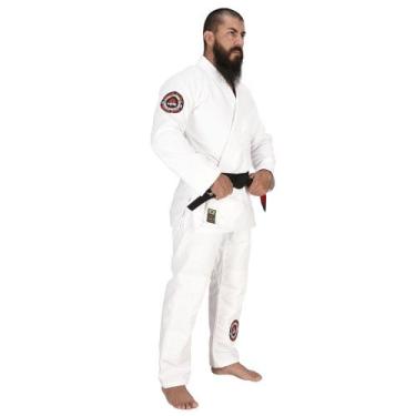 Imagem de Kimono de Jiu-Jitsu HONOUR MKS Combat White, A2