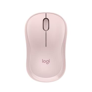 Imagem de Mouse Sem Fio Logitech M240 com Conexão Bluetooth, Clique Silencioso, Design Ambidestro Compacto, Bateria de 18 Meses, Compatível com Windows, macOS, ChromeOS - Rosa