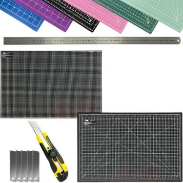 Imagem de Base de Corte Grande A1 60x90cm Apoio Para Mesa Dupla Face Multiuso Au