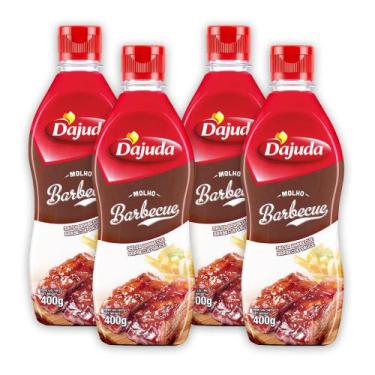 Imagem de 4Un Molho Barbecue DAjuda De 400G Para Churrasco Lanches Costela Porco