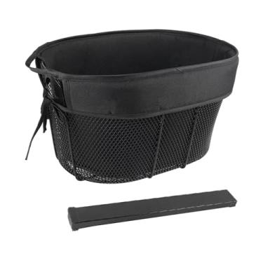 Imagem de Dynwave Bicicleta Pet Basket Pet Travel Bag Destacável Fácil Instalação Metal Dog Bike Basket Pet Bicycle Carrier para Adultos Ciclismo, para Mountain Bike