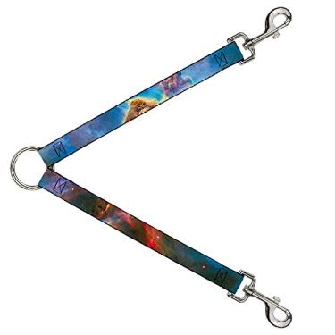 Imagem de Buckle-Down Divisor de coleira para cães Supernova Space Colage de 3 cm de comprimento e 2,5 cm de largura