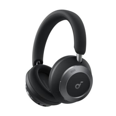 Imagem de soundcore Space One Pro da Anker, Fones com Cancelamento Adaptativo de Ruído Ativo, 6 Mics, Design Super Dobrável, 60h de Áudio Sem Perdas, Carregamento Ultra-Rápido, Áudio Sem Fio Hi-Res, Confortável