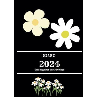 Imagem de 2024 DAILY PLANNER DIARY: 366 Days Fully Dated One Page Per Day With Hourly Schedule, Daily Diary From January To December 2024, 8.27 x 11.69 Inches