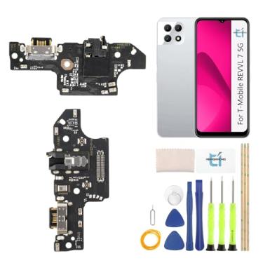 Imagem de HBIHGHHONG Porta de carregamento USB para T-Mobile Revvl 7 5G Dock Connector Substituição para Revvl 7 5G TMRV075G Porta do carregador Dock Board Peças de reparo