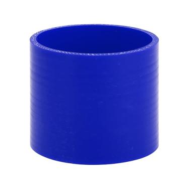 Imagem de X AUTOHAUX Mangueira de silicone de acoplador reto 80 mm/3,15" ID 7.6 cm Comprimento 0 Graus Universal Car Silicone Mangueira de Refrigeração 3 Camadas 4 mm Espessura Entrada de ar/Turbo/Intercooler