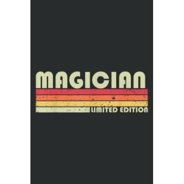Imagem de Magician Funny Job Title Profession Birthday Worker Idea Nice: DOG JOURNAL - 6" x 9", 100 Pages: Wide Ruled Paper Notebook Journal | Pretty Wide Blank ... for Home School College for Writing Notes.