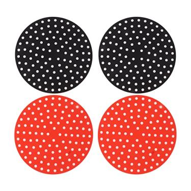 Imagem de Peças de Fritadeira Elétrica à Prova de óleo 450 F 230 C Esteira de Silicone Reutilizável para Fritadeira de Ar Acessórios de Fritadeira de Ar Esteira Multifuncional (2 x 23
