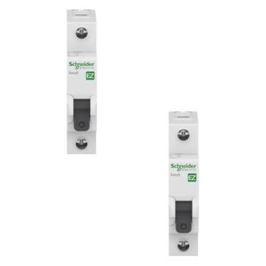 Imagem de 2 Disjuntores Termomagnético Easy9 1P 50A 6kA 230V - SCHNEIDER