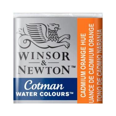 Imagem de Tinta Aquarela Pastilhas Winsor & Newton Cotman, CADMIUM ORANGE HUE - 