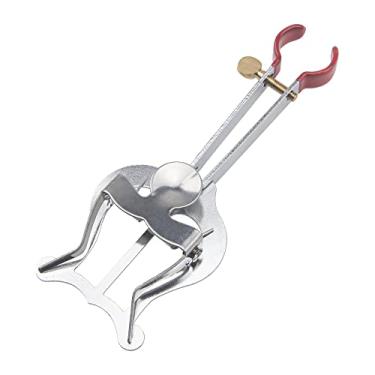 Imagem de 1 peça Yootones Trompet Marching Clamp-on Lyre Clamp Sheet Music Clip Suporte para Instrumento Compatível com Acessórios de Trompete Musical (Prata)