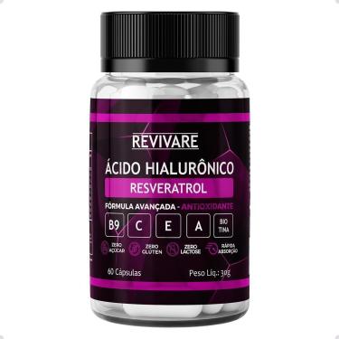 Imagem de Resveratrol Acido Hialurônico 60Caps-Unissex