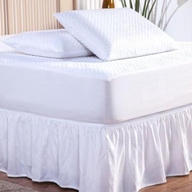Imagem de Kit Capa Protetora Impermeável Queen Size + 2 Capas Impermeável para T
