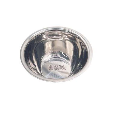 Imagem de Cuba para Assepsia 150ml Cirúrgia  Aço Inox  8x4cm  Social Instrumento